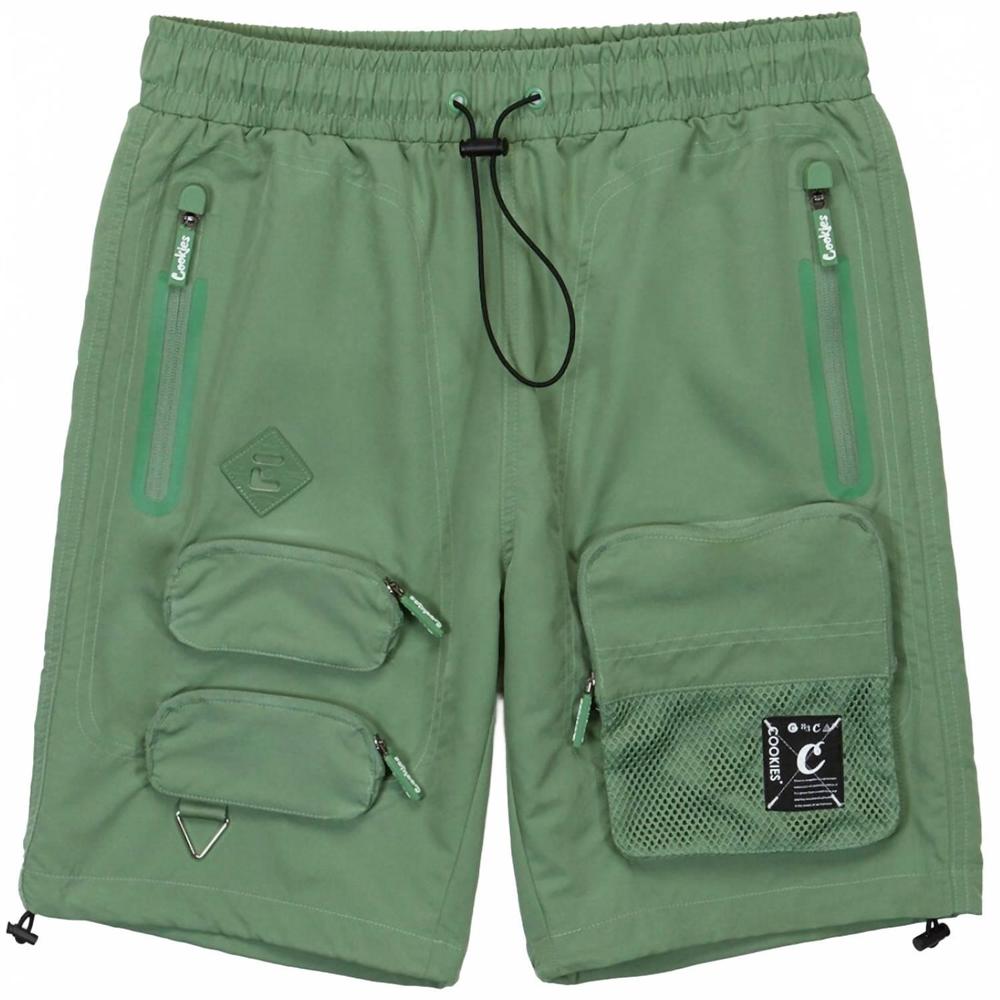 NEW COOKIES men's key largo cargo short in light olive